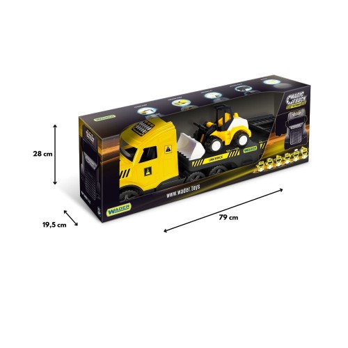 Magic Truck Technic laweta ze spychaczem (4)