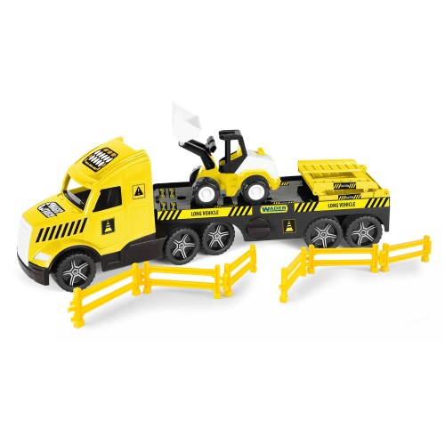 Magic Truck Technic laweta ze spychaczem (3)
