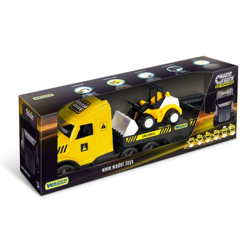 Magic Truck Technic laweta ze spychaczem (2)