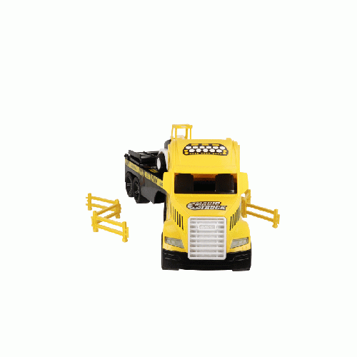 Magic Truck Technic laweta ze spychaczem (1)