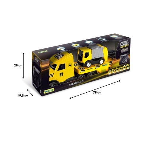 Magic Truck Technic laweta ze śmieciarką (4)