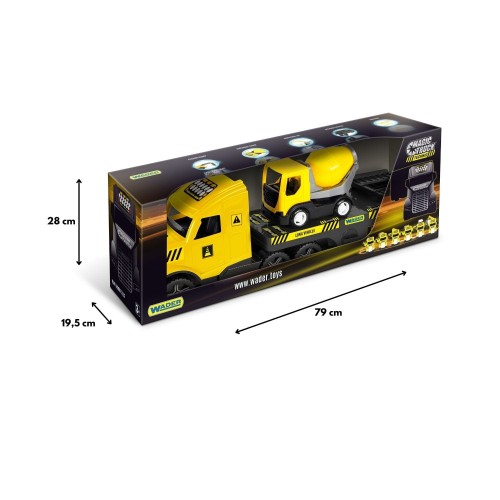 Magic Truck Technic laweta z betoniarką (4)