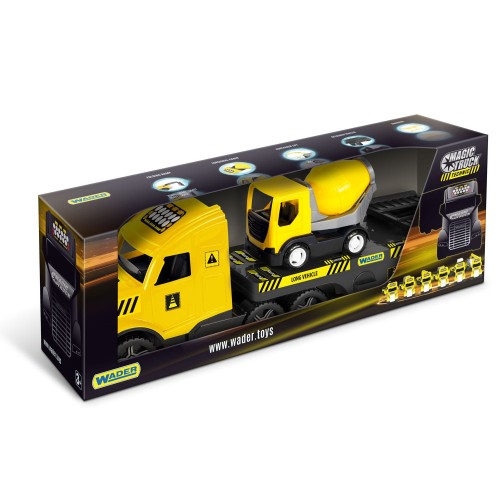 Magic Truck Technic laweta z betoniarką (2)