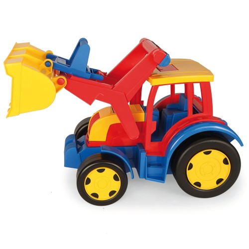 Gigant traktor ładowarka czerwono żółty (11)