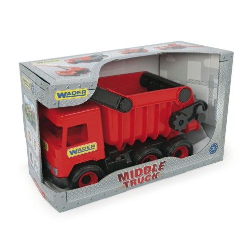 Middle Truck wywrotka czerwona w kartonie (8)