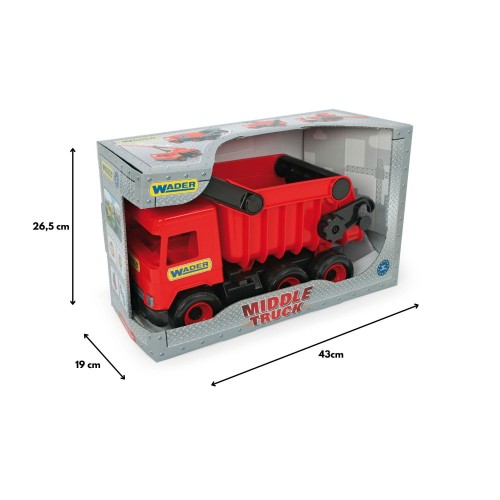 Middle Truck wywrotka czerwona w kartonie (5)