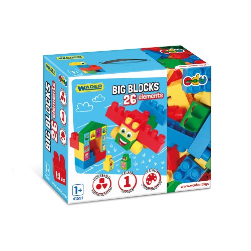 Maximus spychacz zielony + Big Blocks klocki 26 el. (4)