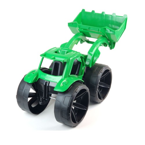Maximus spychacz zielony + Big Blocks klocki 26 el. (1)