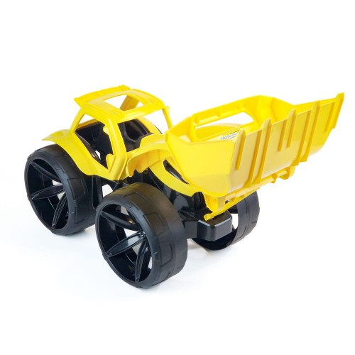 Maximus spychacz żółty + Big Blocks klocki 26 el. (5)