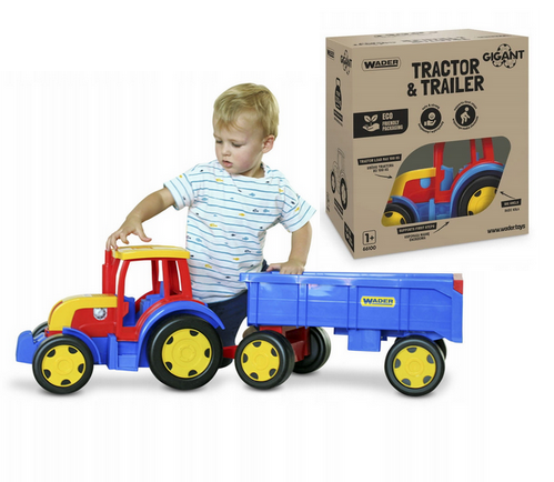 Gigant traktor z przyczepą (6)