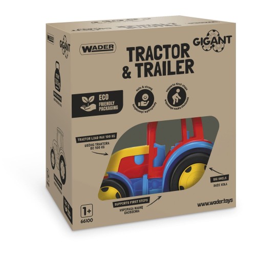 Gigant traktor z przyczepą (3)