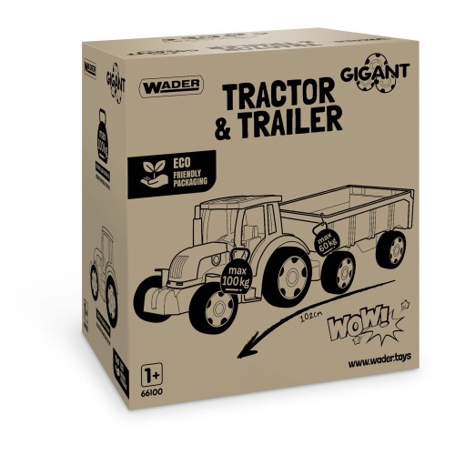 Gigant traktor z przyczepą (2)