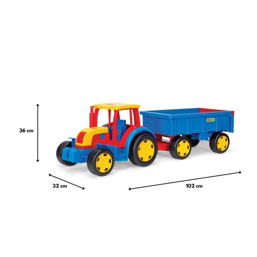 Gigant traktor z przyczepą (1)