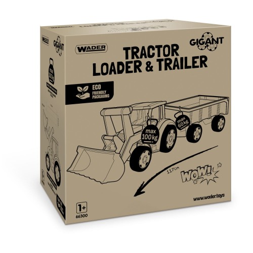 Gigant traktor ładowarka z przyczepą (10)