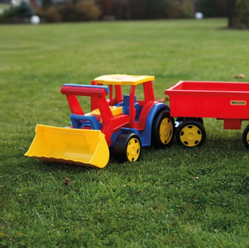 Gigant traktor ładowarka z przyczepą (4)