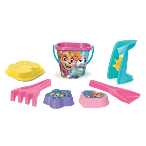 Paw Patrol komplet do piasku 7 el. różowy (2)