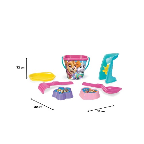 Paw Patrol komplet do piasku 7 el. różowy (1)