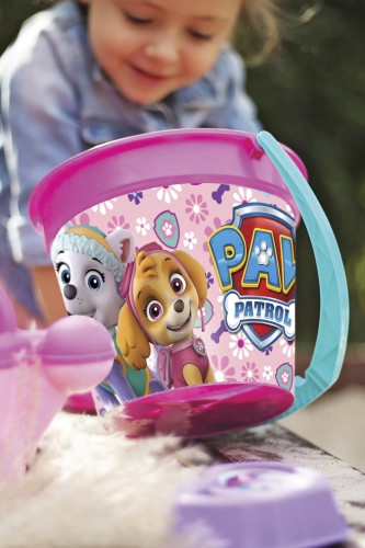 Paw Patrol komplet do piasku 9 el. różowy (2)