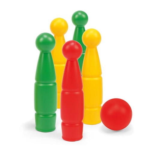 Kręgle w siatce (5 kręgli+1 kula) (3)