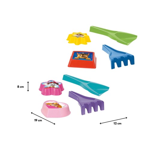Paw Patrol łopatka+ grabki + 2 foremki IML mix (1)