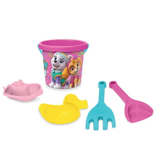 Paw Patrol komplet do piasku 5 el. różowy mały (3)