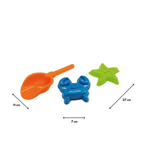 Łopatka + 2 foremki (2)