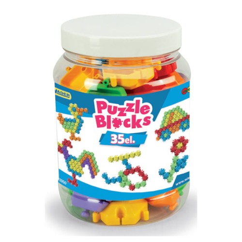 Klocki puzzle w słoiku 35 el. (5)