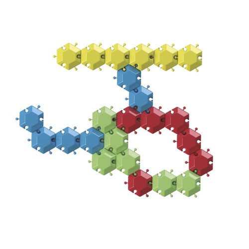 Klocki puzzle w słoiku 35 el. (2)