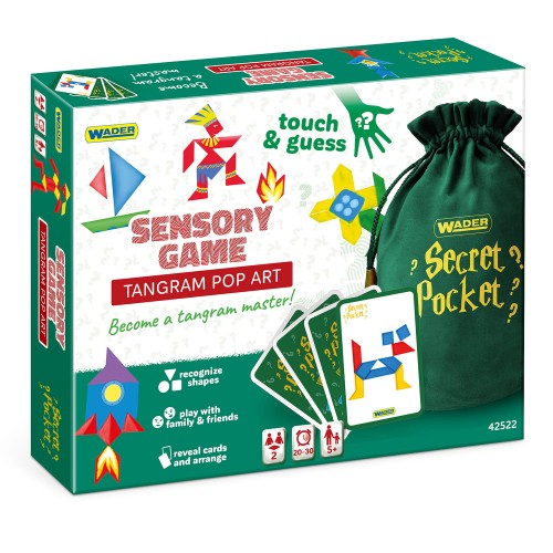 Play & Fun Secret Pocket Tangram Pop Art gra sensoryczna (6)