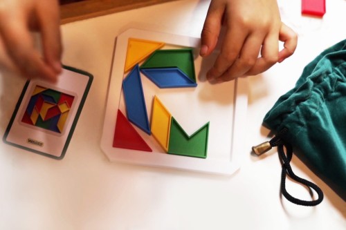 Play & Fun Secret Pocket Tangram Pop Art gra sensoryczna (3)
