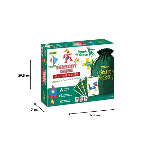 Play & Fun Secret Pocket Tangram Pop Art gra sensoryczna (1)