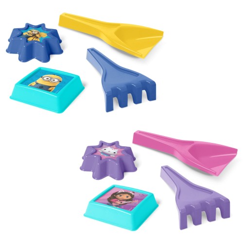 Universal łopatka i grabki, 2 foremki IML mix (6)