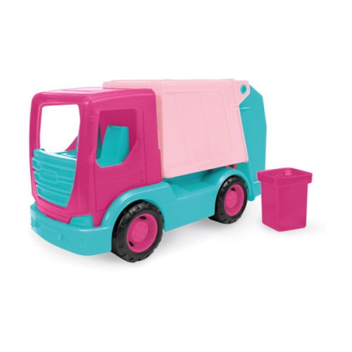 Tech Truck śmieciarka różowa (2)