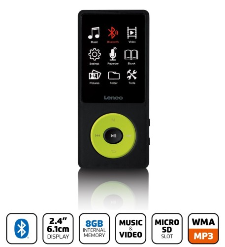 Lenco Xemio-860GN - odtwarzacz MP4, 8 GB z Bluetooth (1)