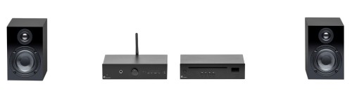 Pro-Ject STEREO SET E CD - Minimalistyczny, wielofunkcyjny system audio z CD, Bluetooth i DAC, czarny (1)