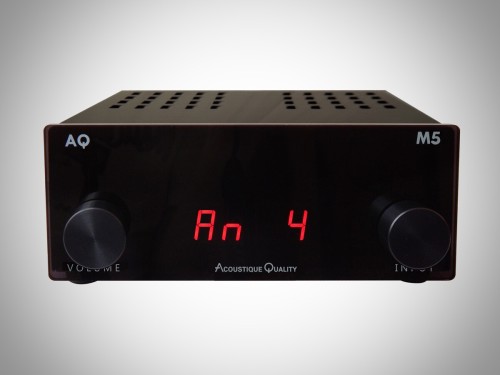 AQ M5 - Wzmacniacz zintegrowany z 4 wejściami, pilotem i wyjściem 2 x 50 W (2)