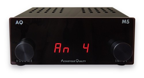 AQ M5 - Wzmacniacz zintegrowany z 4 wejściami, pilotem i wyjściem 2 x 50 W (4)