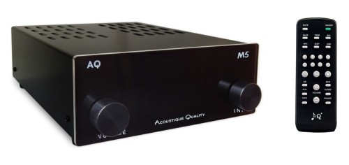 AQ M5 - Wzmacniacz zintegrowany z 4 wejściami, pilotem i wyjściem 2 x 50 W (7)