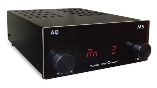 AQ M5 - Wzmacniacz zintegrowany z 4 wejściami, pilotem i wyjściem 2 x 50 W (9)