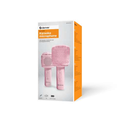 Denver KMS-30RO - głośnik Bluetooth z funkcją karaoke (mikrofon w zestawie) (8)