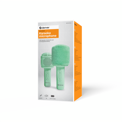 Denver KMS-30GN - głośnik Bluetooth z funkcją karaoke (mikrofon w zestawie) (8)