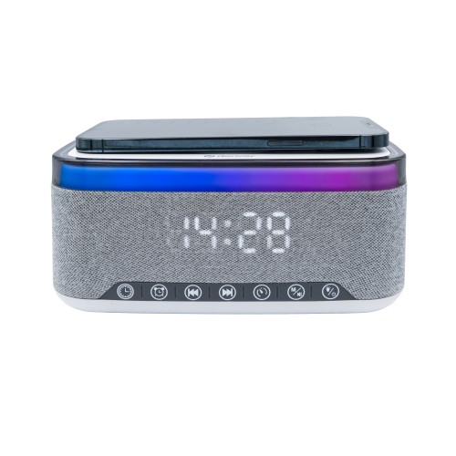 Denver CRQ-225 - radiobudzik z tunerem FM, Bluetooth, ładowaniem bezprzewodowym (2)