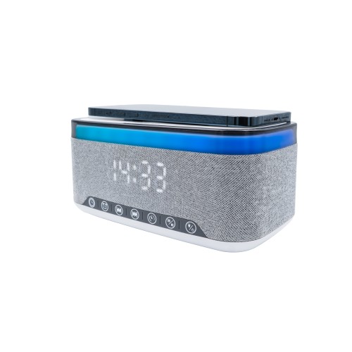 Denver CRQ-225 - radiobudzik z tunerem FM, Bluetooth, ładowaniem bezprzewodowym (7)