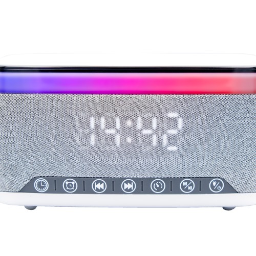 Denver CRQ-225 - radiobudzik z tunerem FM, Bluetooth, ładowaniem bezprzewodowym (8)