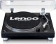 Lenco L-3809BK - gramofon z napędem bezpośrednim - czarny
