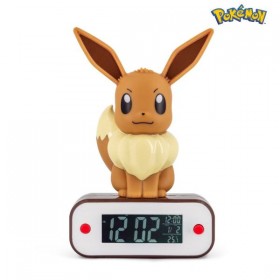 Pokémon EEVEE  budzik  Radiobudzik z lampką LED z motywem Pokémon Eevee.