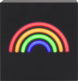 BigBen Bezprzewodowy głośnik Neon Bluetooth®  Tęcza / Drewniana obudowa