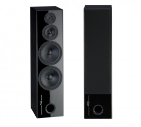 Obrazek dla: Acoustique Quality PONTOS 6  Kolumna podłogowa, trójdrożny zestaw kolumn o mocy 240W / czarny lakier HIGH GLOSS