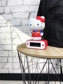 Budzik z lampką LED z motywem Hello Kitty