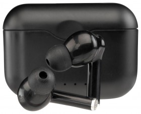 Denver TWE37 Bezprzewodowe słuchawki Bluetooth z etui ładującym i funkcją zestawu głośnomówiącego